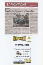 17 avril 2016 - Interclub organis  Meyssac